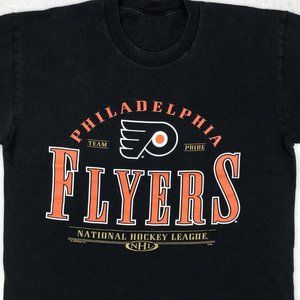 retro 90s y2k PHILADELPHIA FLYERS Shirt sweatshirt black